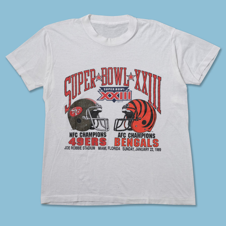 Vintage 1988 Super Bowl T-Shirt Small - Double Double Vintage