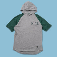 Vintage Nike Short Sleeve Hoody Medium / Large - Double Double Vintage
