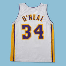 Champion Lakers Shaquille O'Neal Jersey Medium - Double Double Vintage