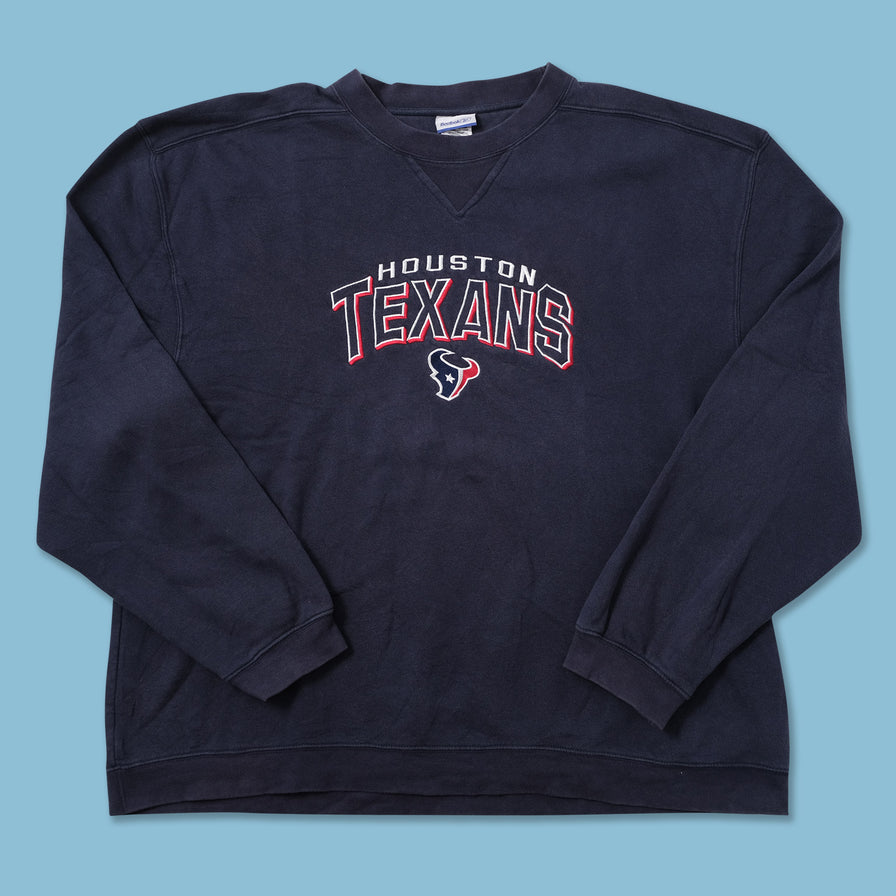 Vintage Reebok Houston Texans Sweater XXLarge - Double Double Vintage