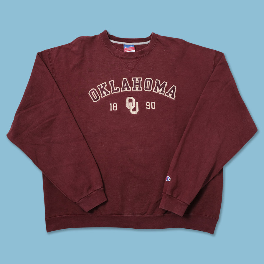 Vintage Champion Oklahoma Sweater XXLarge - Double Double Vintage
