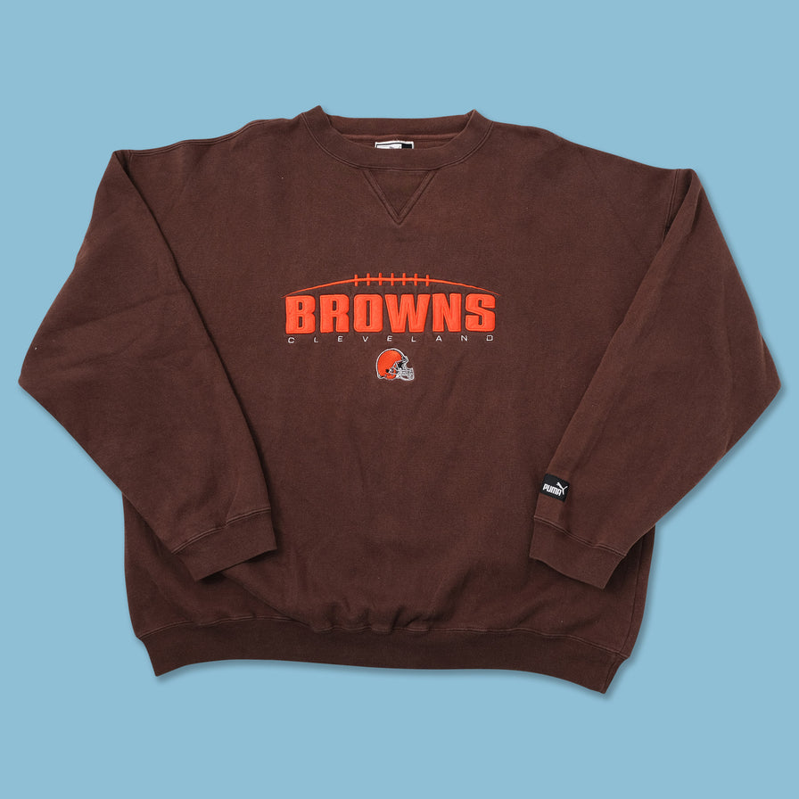 Vintage Puma Cleveland Browns Sweater XLarge - Double Double Vintage