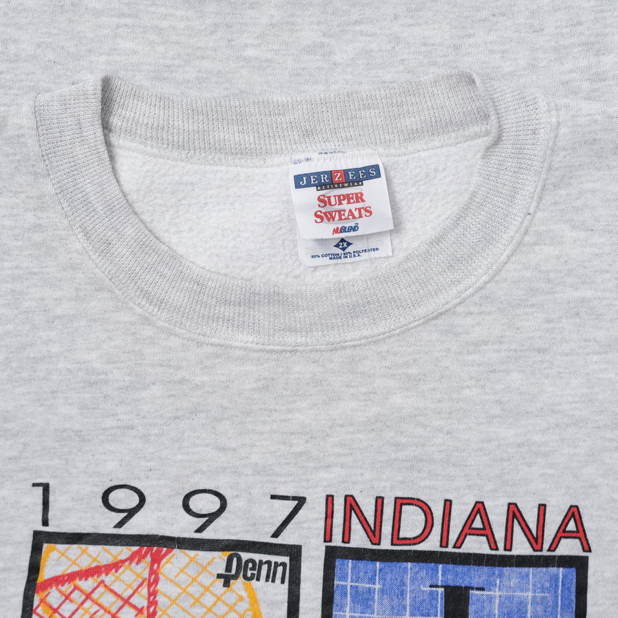 Vintage 1997 Indiana Tennis Sweater XLarge - Double Double Vintage
