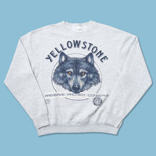 Vintage 1991 Yellowstone Sweater Large - Double Double Vintage