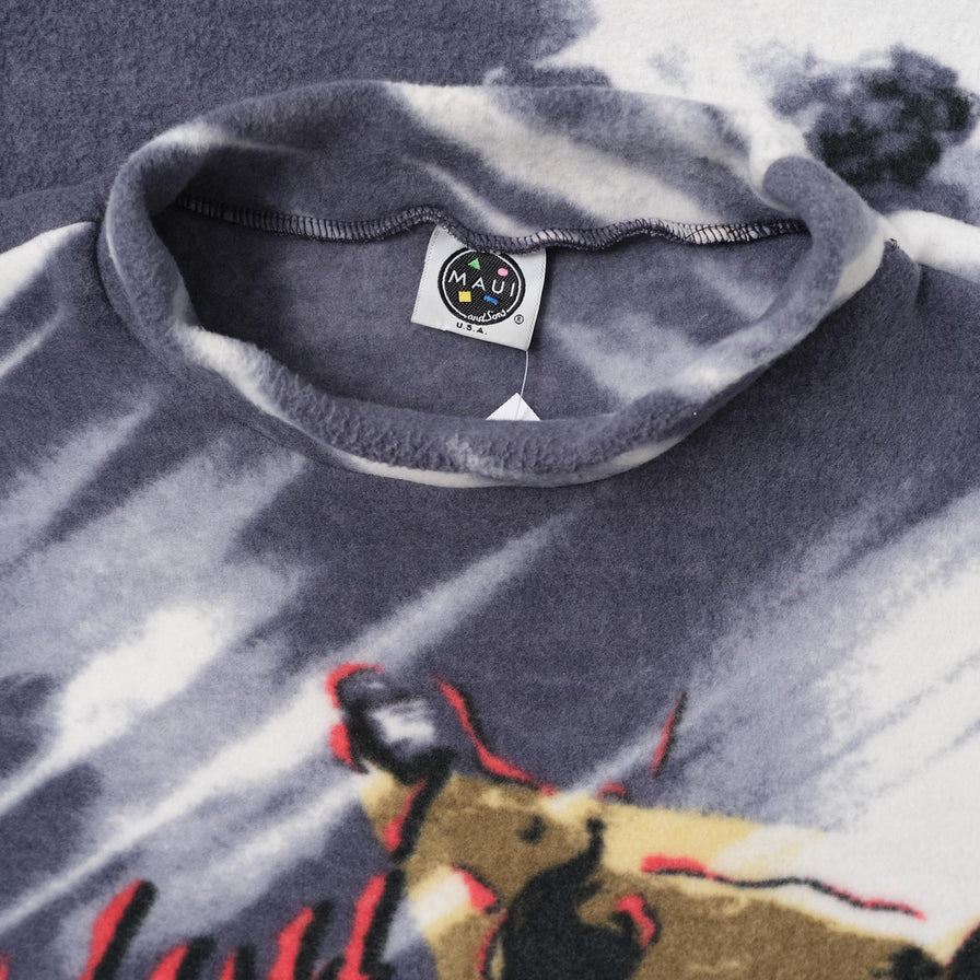 Vintage Maui Snowboard Fleece XLarge / XXL - Double Double Vintage