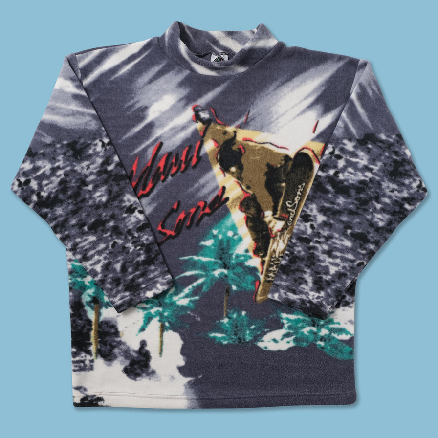 Vintage Maui Snowboard Fleece XLarge / XXL - Double Double Vintage