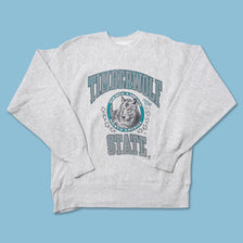 Vintage Timberwolf State Sweater XLarge - Double Double Vintage
