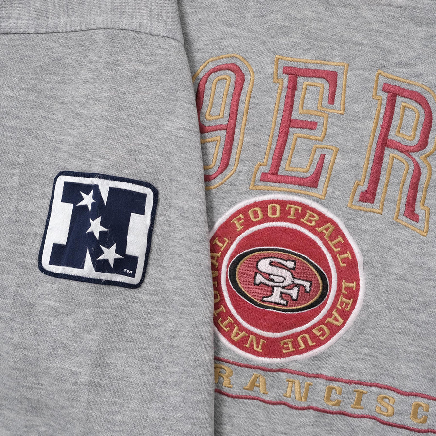 Vintage 49ers V-Neck Sweater XLarge / XXLarge - Double Double Vintage