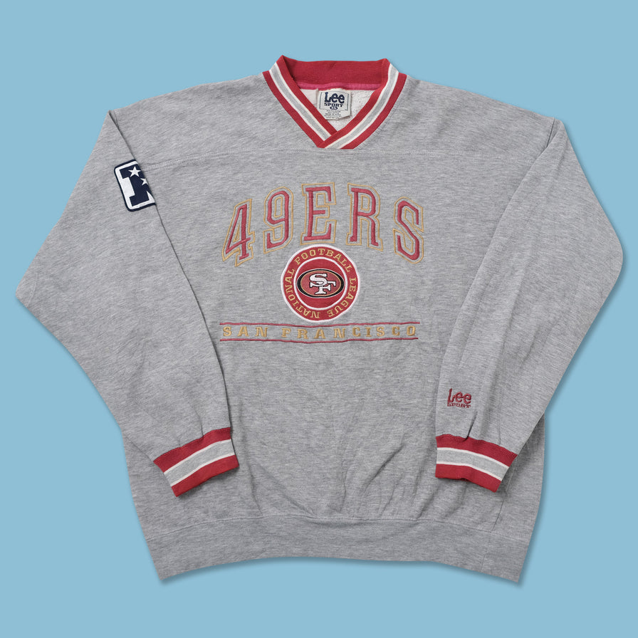 Vintage 49ers V-Neck Sweater XLarge / XXLarge - Double Double Vintage