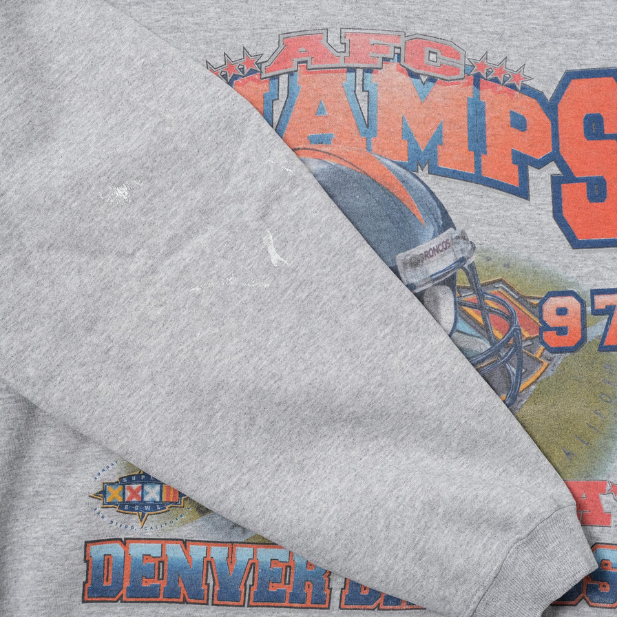 Vintage 1997 Starter Broncos Sweater XLarge - Double Double Vintage