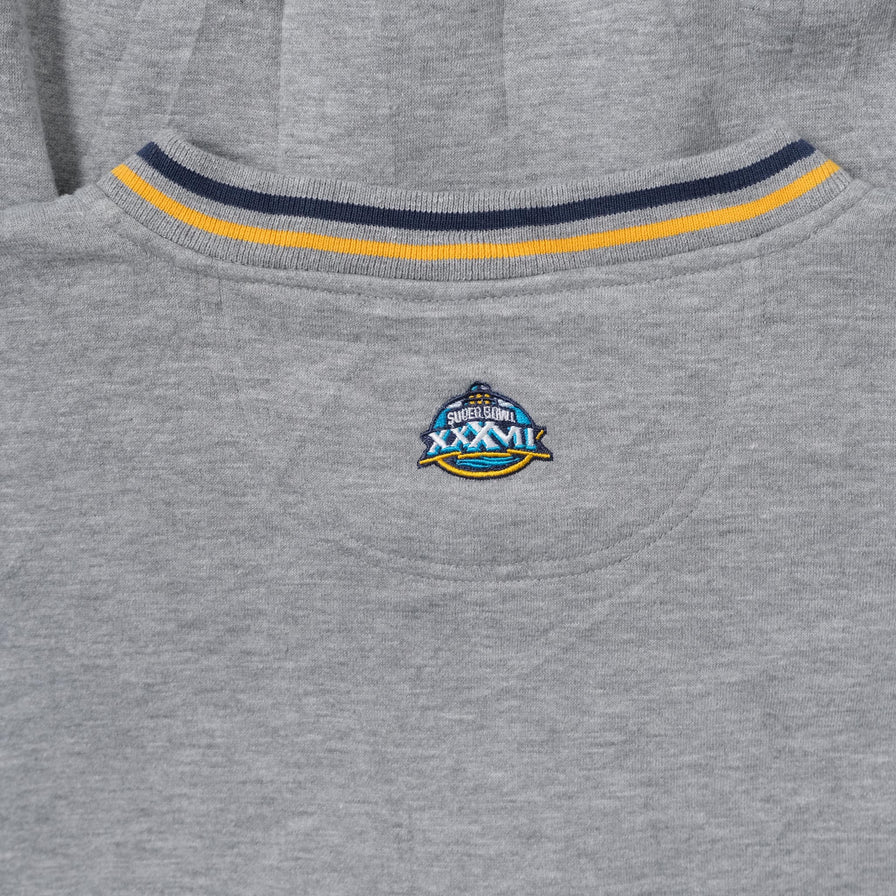 2003 Super Bowl V-Neck Sweater XXLarge - Double Double Vintage