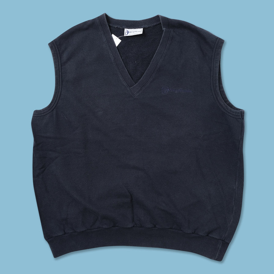 Vintage Sergio Tacchini Sweater Vest Medium - Double Double Vintage