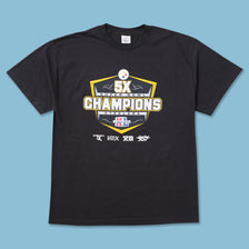 2006 Pittsburgh Steelers T-Shirt Large - Double Double Vintage