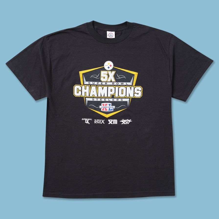 2006 Pittsburgh Steelers T-Shirt Large - Double Double Vintage