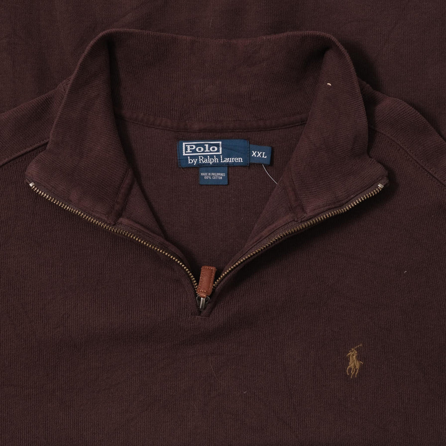 Vintage Polo Ralph Lauren Q-Zip Sweater XXLarge 