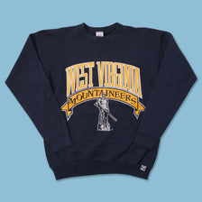Vintage West Virginia Mountaineers Sweater Large 