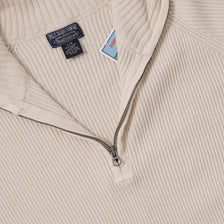 Vintage Polo Jeans Q-Zip Knit Sweater Large