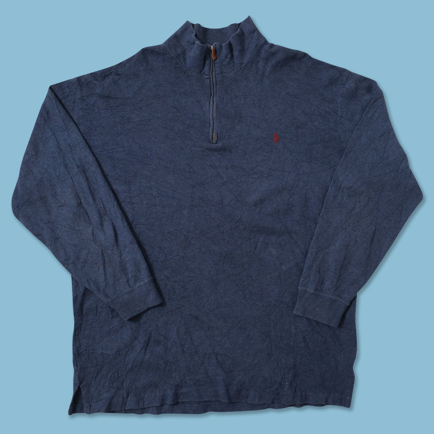 Vintage Polo Ralph Lauren Q-Zip Sweater 3XLarge 