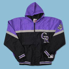 Vintage Colorado Rockies Track Jacket Large 