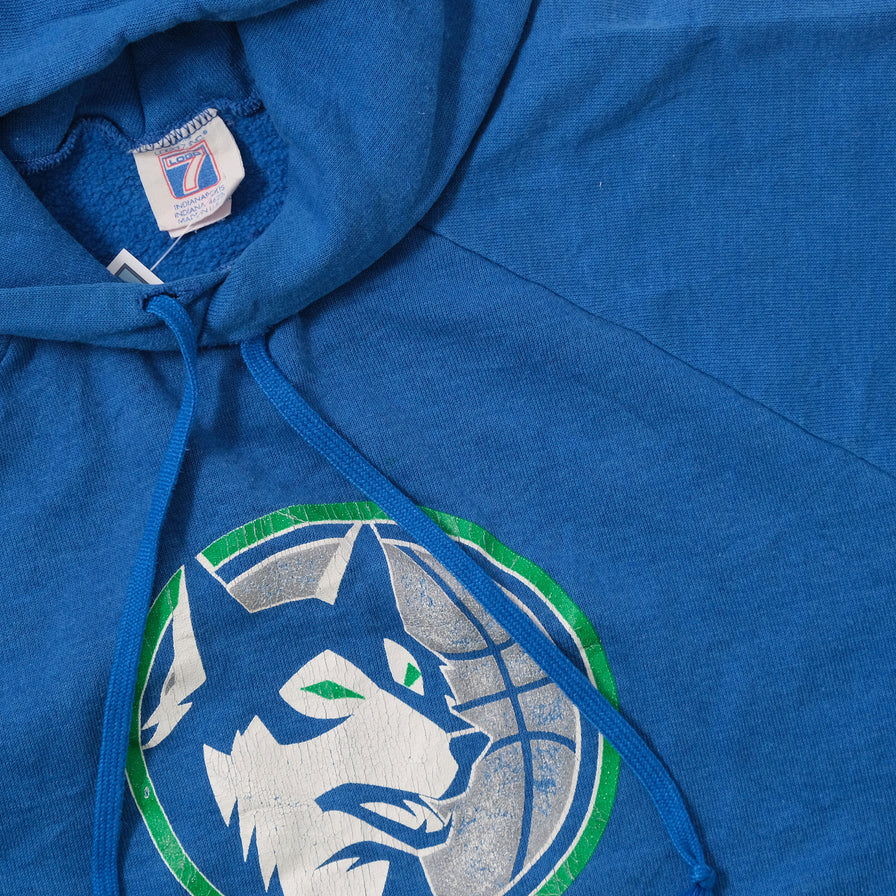 Vintage Minnesota Timberwovles Hoody Small 