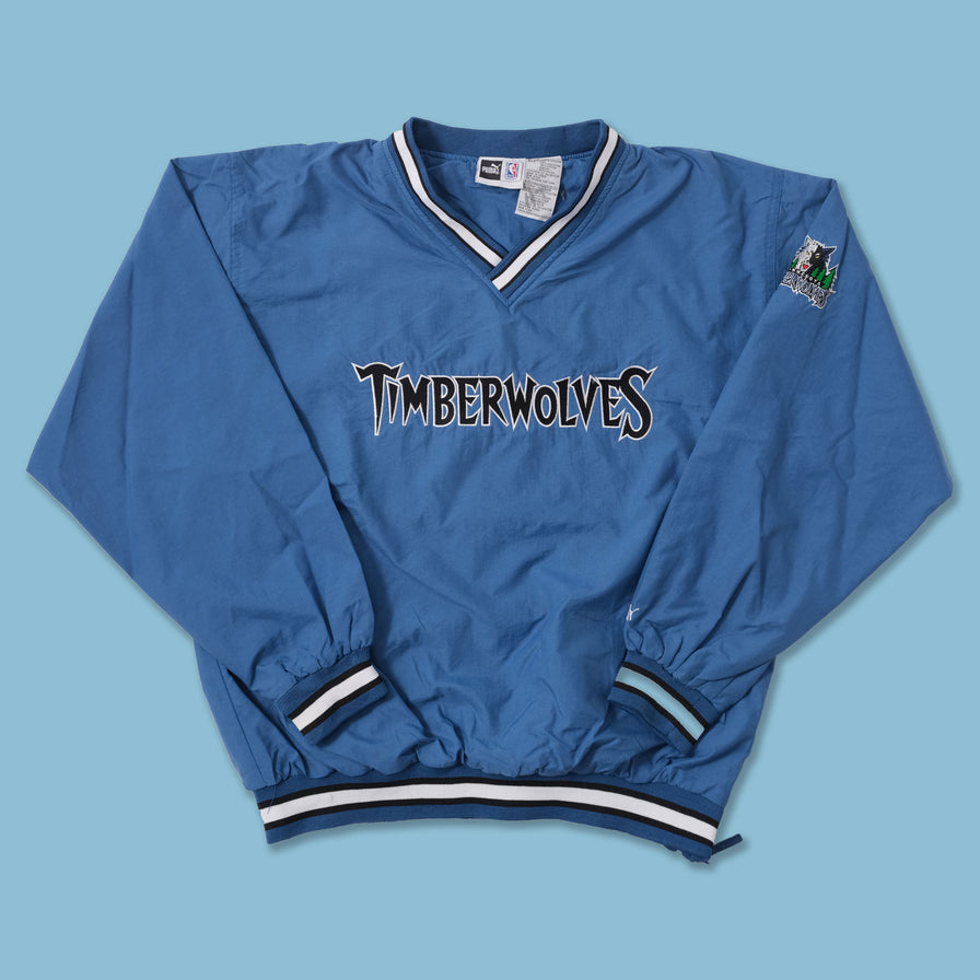 Vintage Puma Minnesota Timberwolves Windbreaker Small 