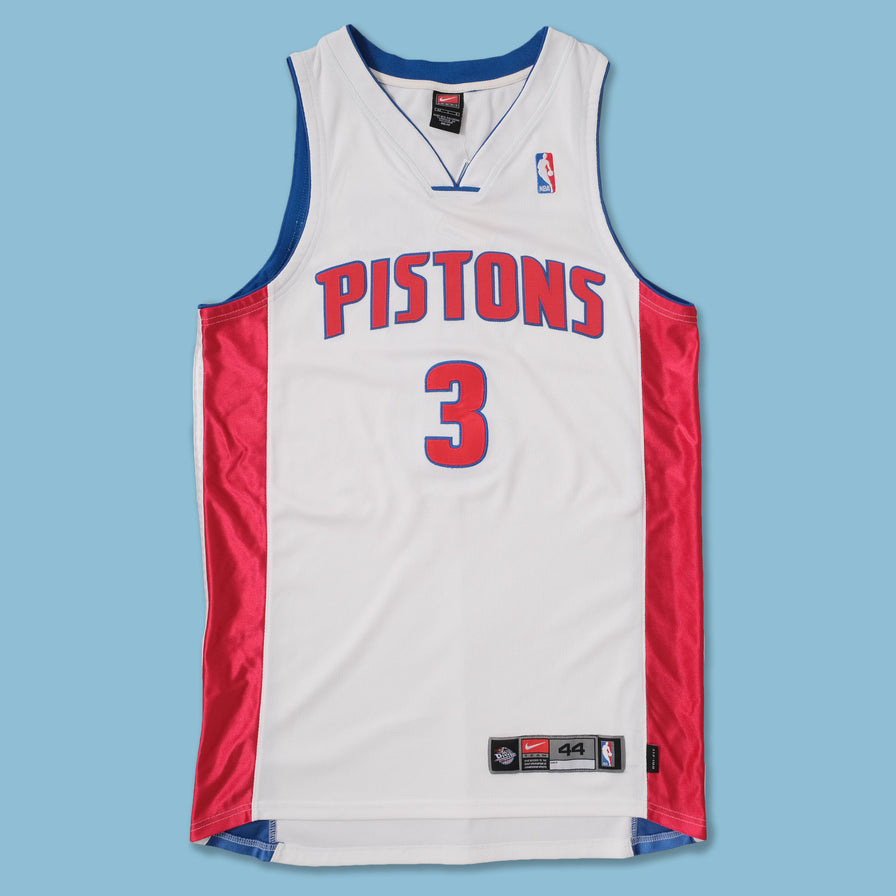 Vintage Nike Detroit Pistons Wallace Jersey Large 