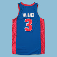 Vintage Nike Detroit Pistons Wallace Jersey Large 