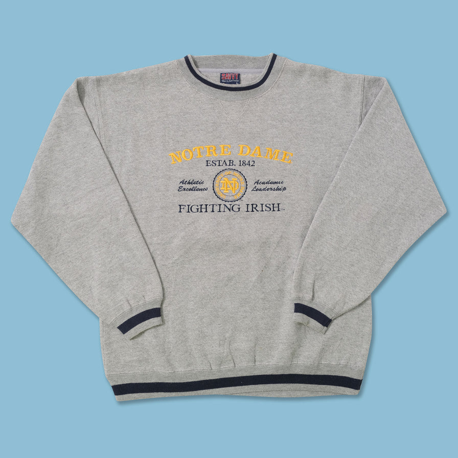 Vintage Notre Dame Fighting Irish Sweater Large 