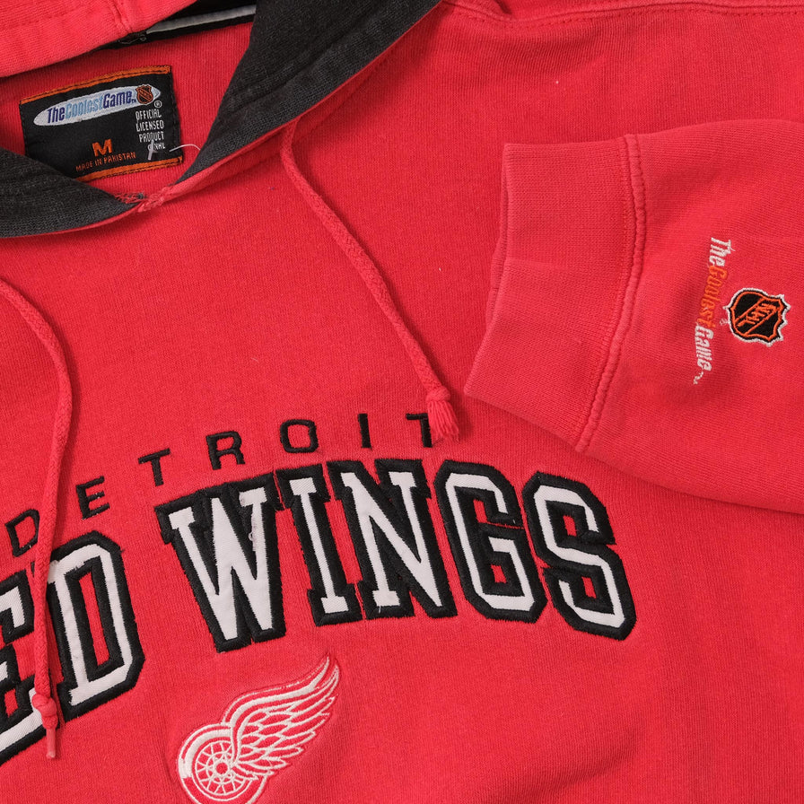 Vintage Detroit Red Wings Hoody Medium 
