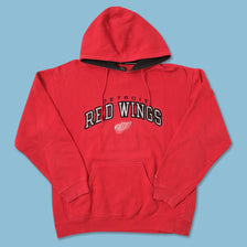 Vintage Detroit Red Wings Hoody Medium 