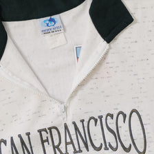 Vintage San Fransisco Q-Zip Sweater Large 