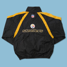 Vintage Reebok Pittsburgh Steelers Track Jacket Medium 