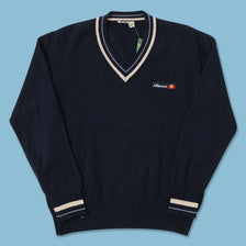 Vintage Ellesse Knit Sweater Medium 