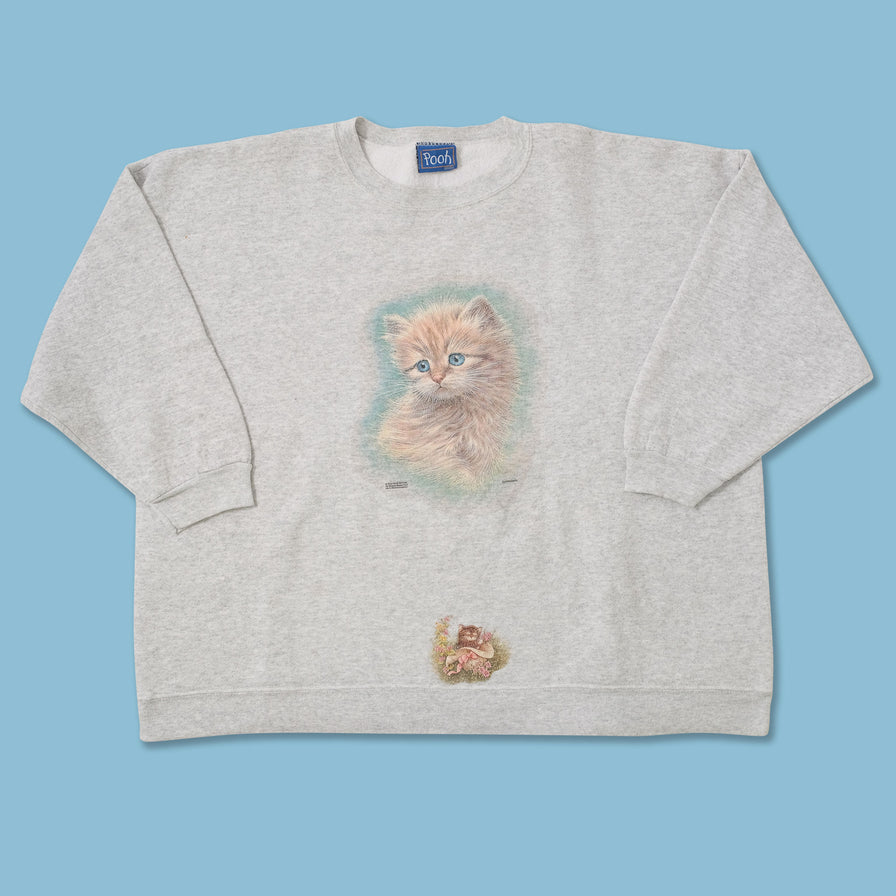 Vintage Cats Sweater XLarge 