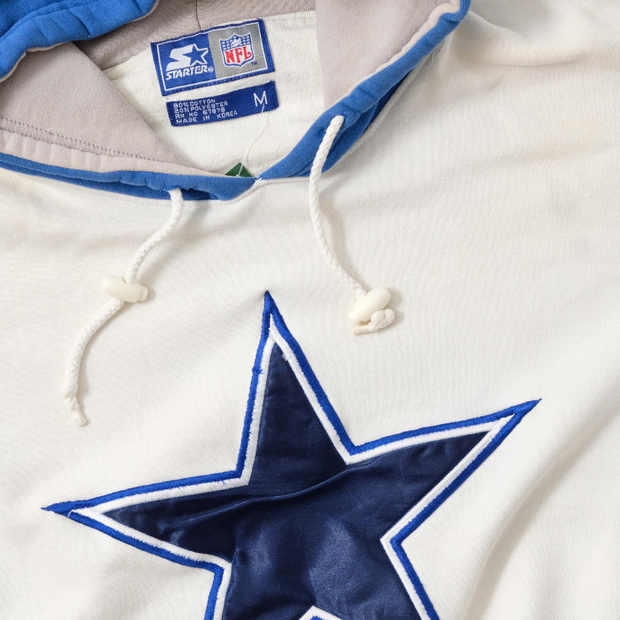 Vintage Starter Dallas Cowboys Hoody Medium 