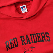 Vintage Russell Athletic Red Raiders Hoody Large 