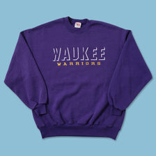 Vintage Waukee Warriors Sweater Large 