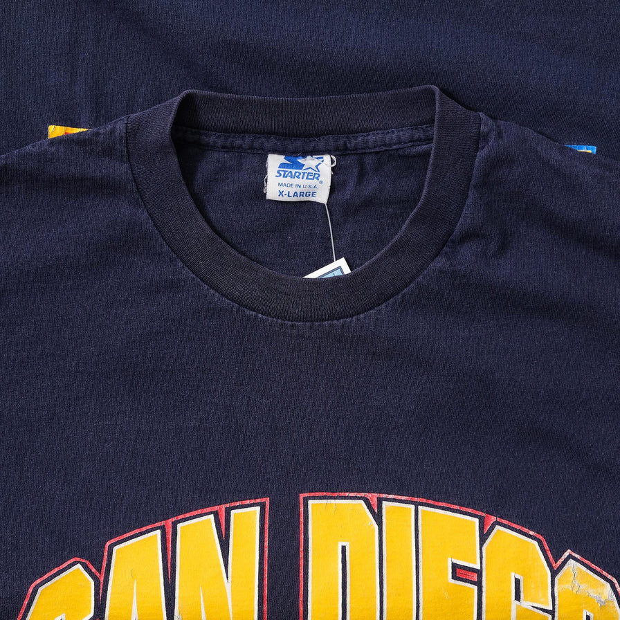 1997 Starter San Diego Super Bowl T-Shirt XLarge 
