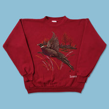 Vintage Peacock Sweater Medium 