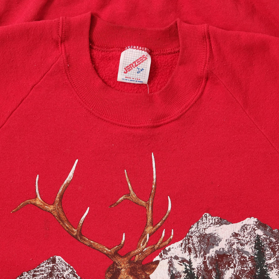 Vintage Deer Sweater Small 