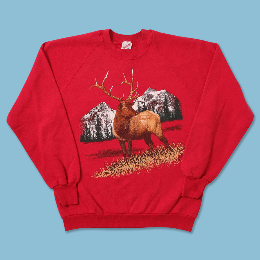 Vintage Deer Sweater Small 