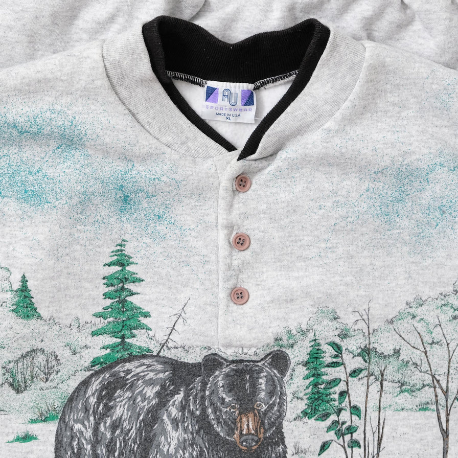 1990 Black Bear Sweater XLarge 