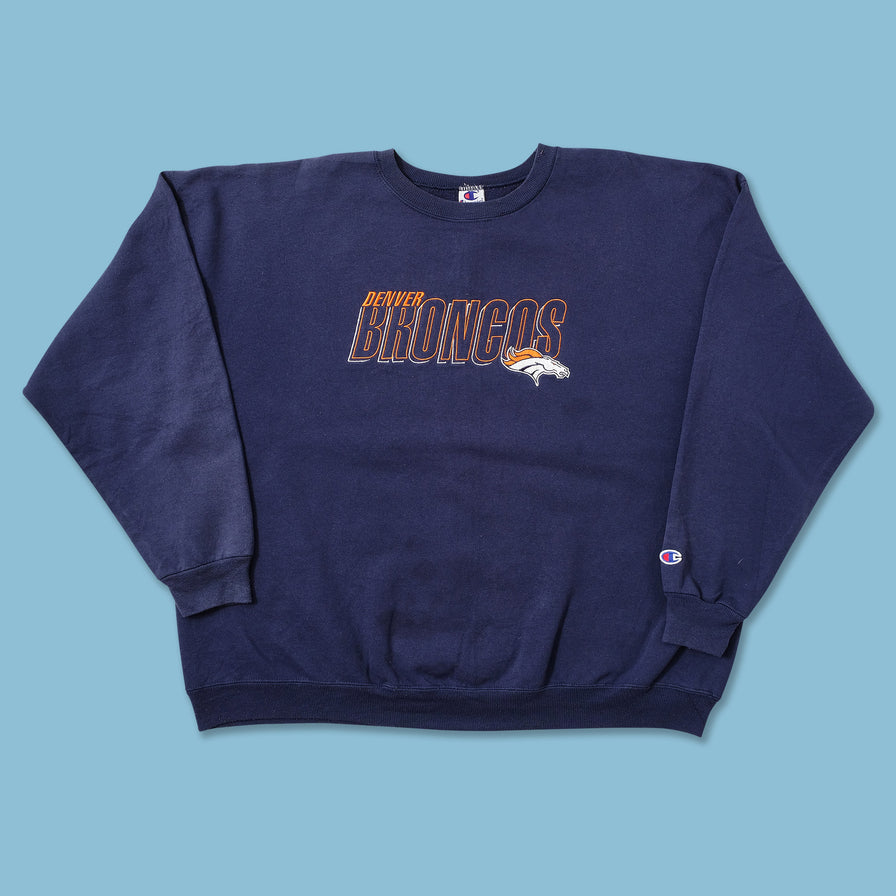 Vintage Champion Denver Broncos Sweater XXL 