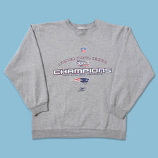 2002 Reebok New England Patriots Sweater Medium 