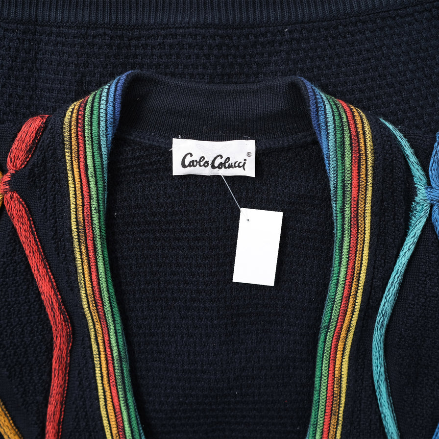 Vintage Carlo Colucci Cardigan XLarge - Double Double Vintage