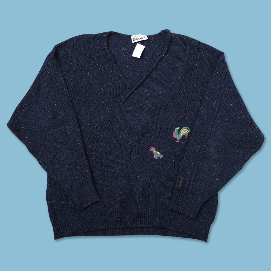 Vintage Carlo Colucci Sweater XLarge - Double Double Vintage