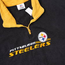 Vintage Pittsburgh Steelers Q-Zip Sweater XLarge - Double Double Vintage