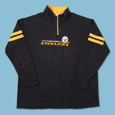 Vintage Pittsburgh Steelers Q-Zip Sweater XLarge - Double Double Vintage