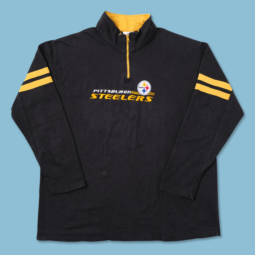 Vintage Pittsburgh Steelers Q-Zip Sweater XLarge - Double Double Vintage