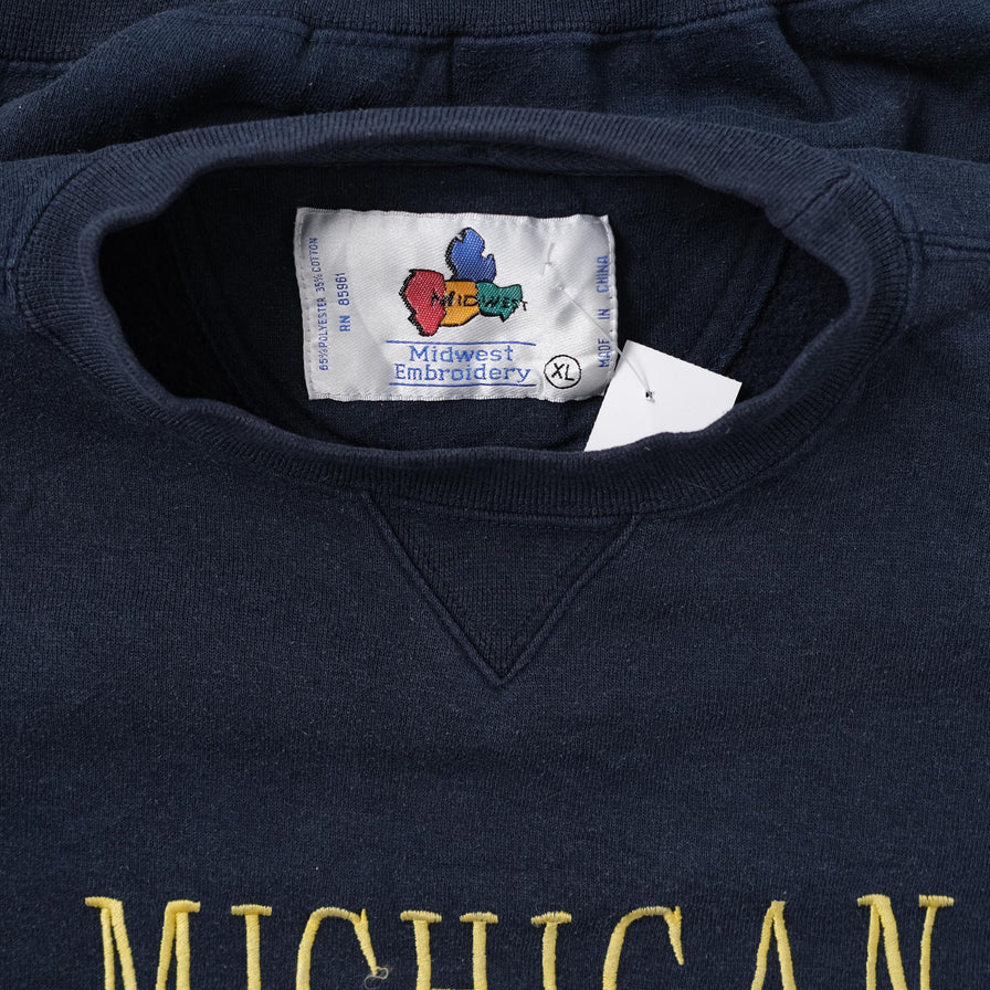 Vintage Michigan Wolverines Sweater XLarge - Double Double Vintage